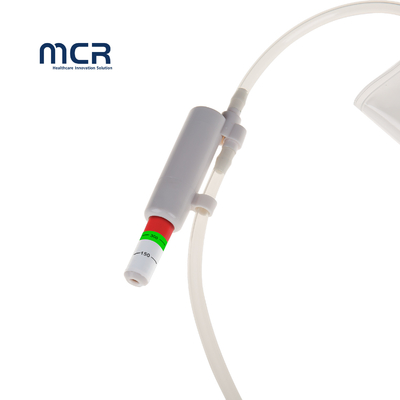 Quick Fluid Infusion Bag Transparent 500ml Pressure Infusion Bag with Pressure Gauge for ICU
