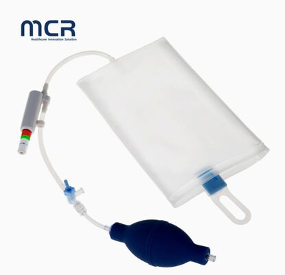 ভালো দাম 500ml 1000ml Infusion Bag PVC Pressure Indicator Medical Fluid Infusion Container Suitable Hospital Clinic Applications অনলাইন